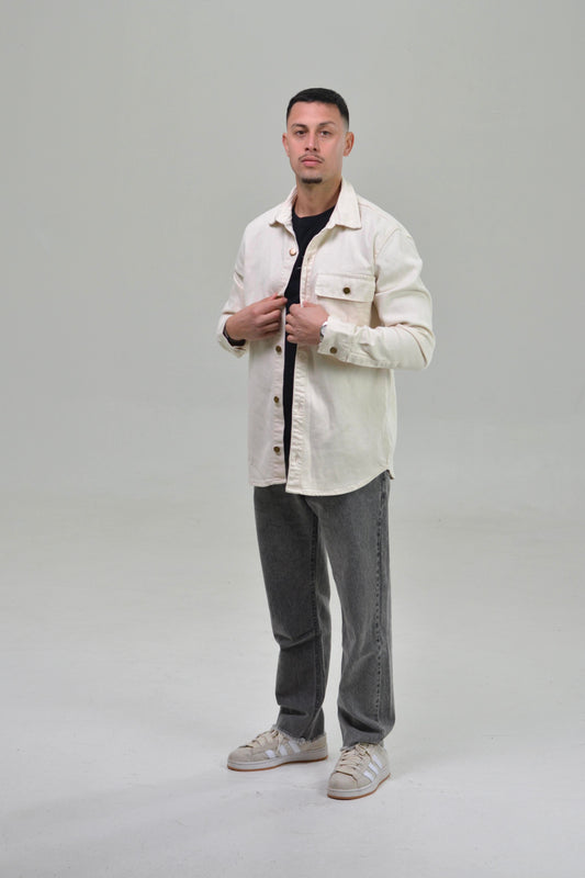 Sobrecamisa beige