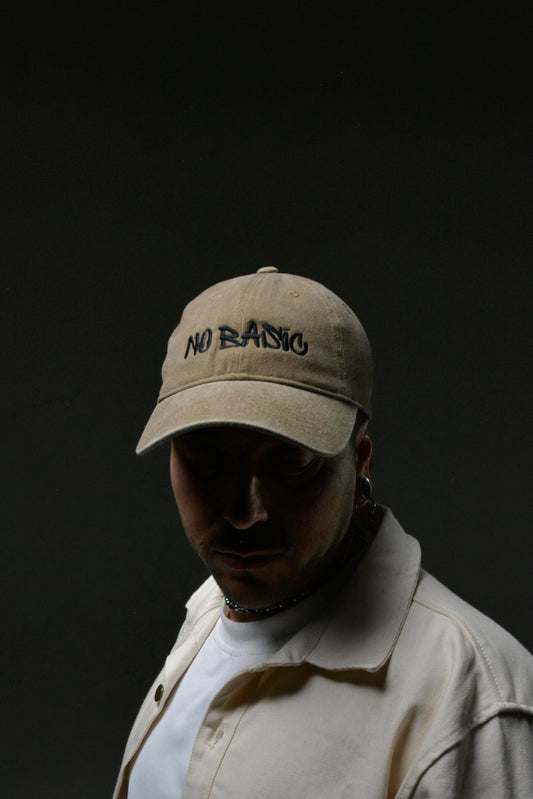 Gorro visera beige