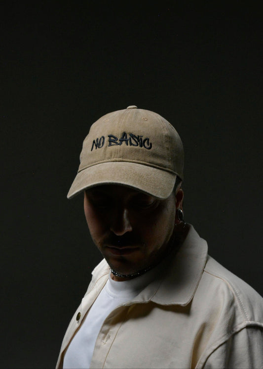 Gorro visera beige