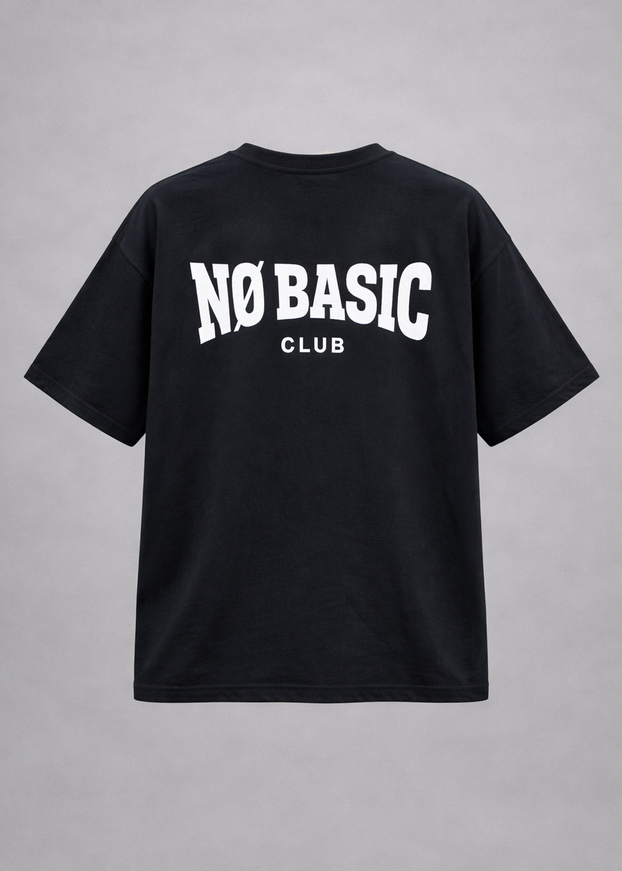 Remera Boxy Black Club - remera oversize NØBASIC - foto 2