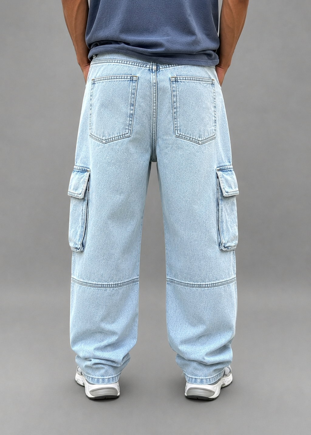 Baggy Cargo Sky Blue