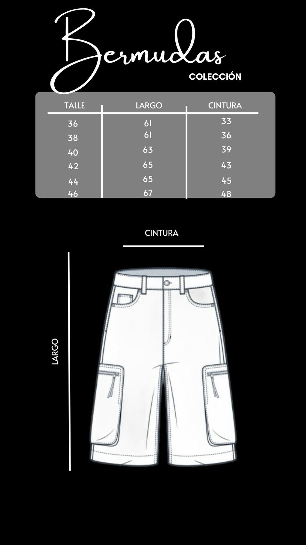 Bermuda Cargo Black