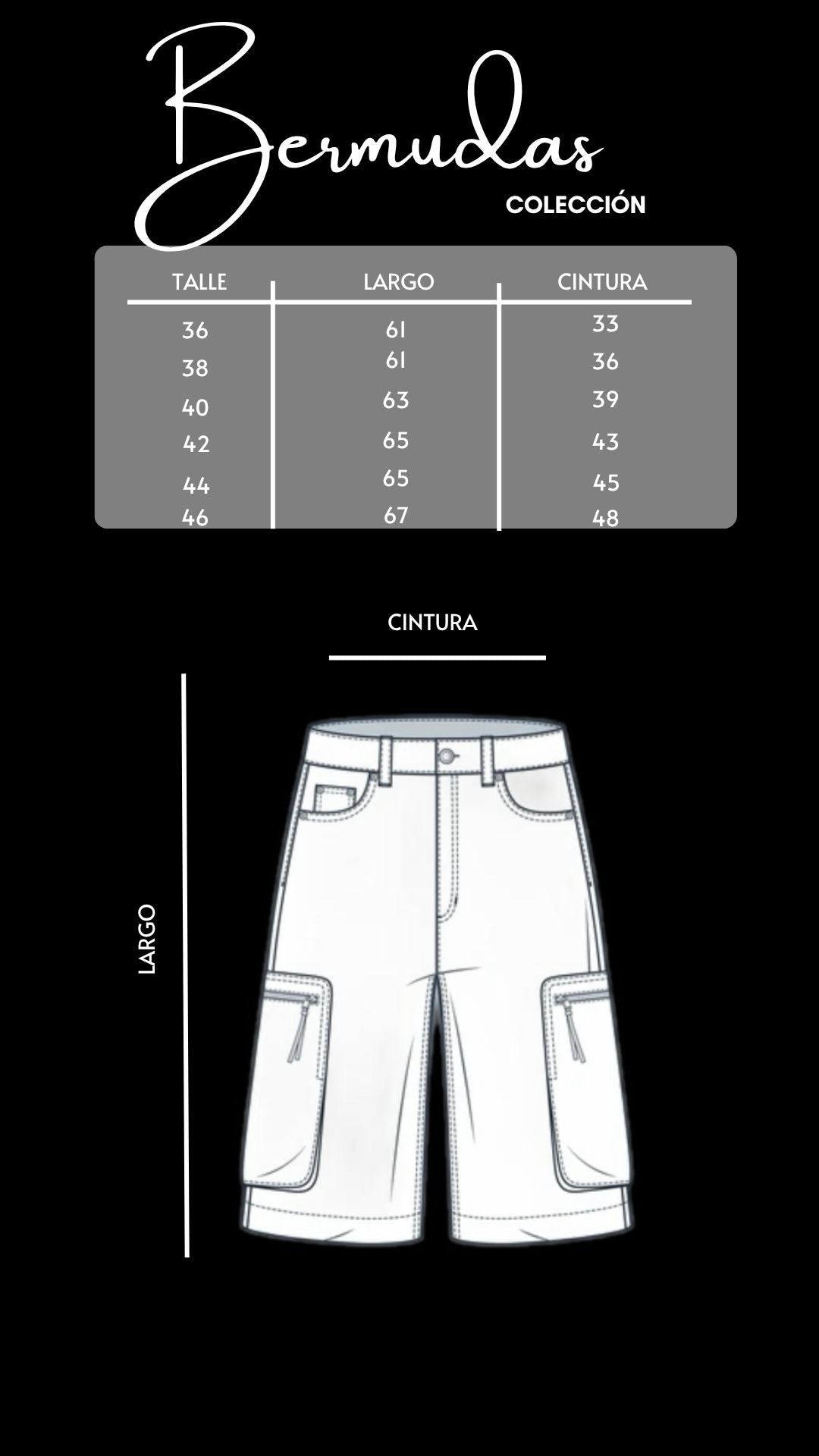 Bermuda Cargo Black