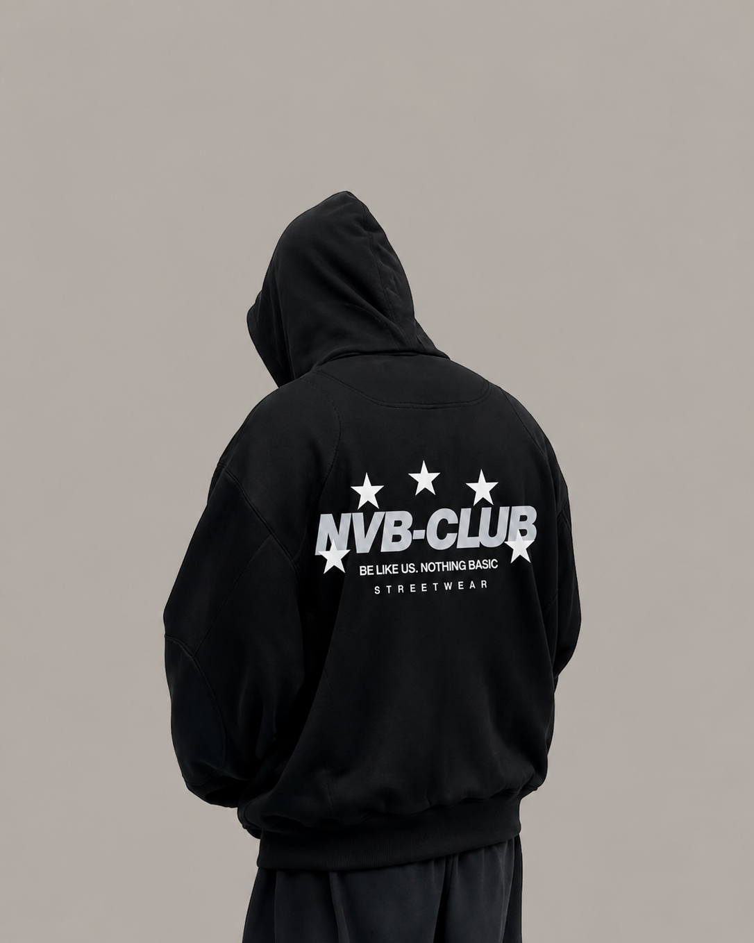 Hoodie boxy Be Like Us