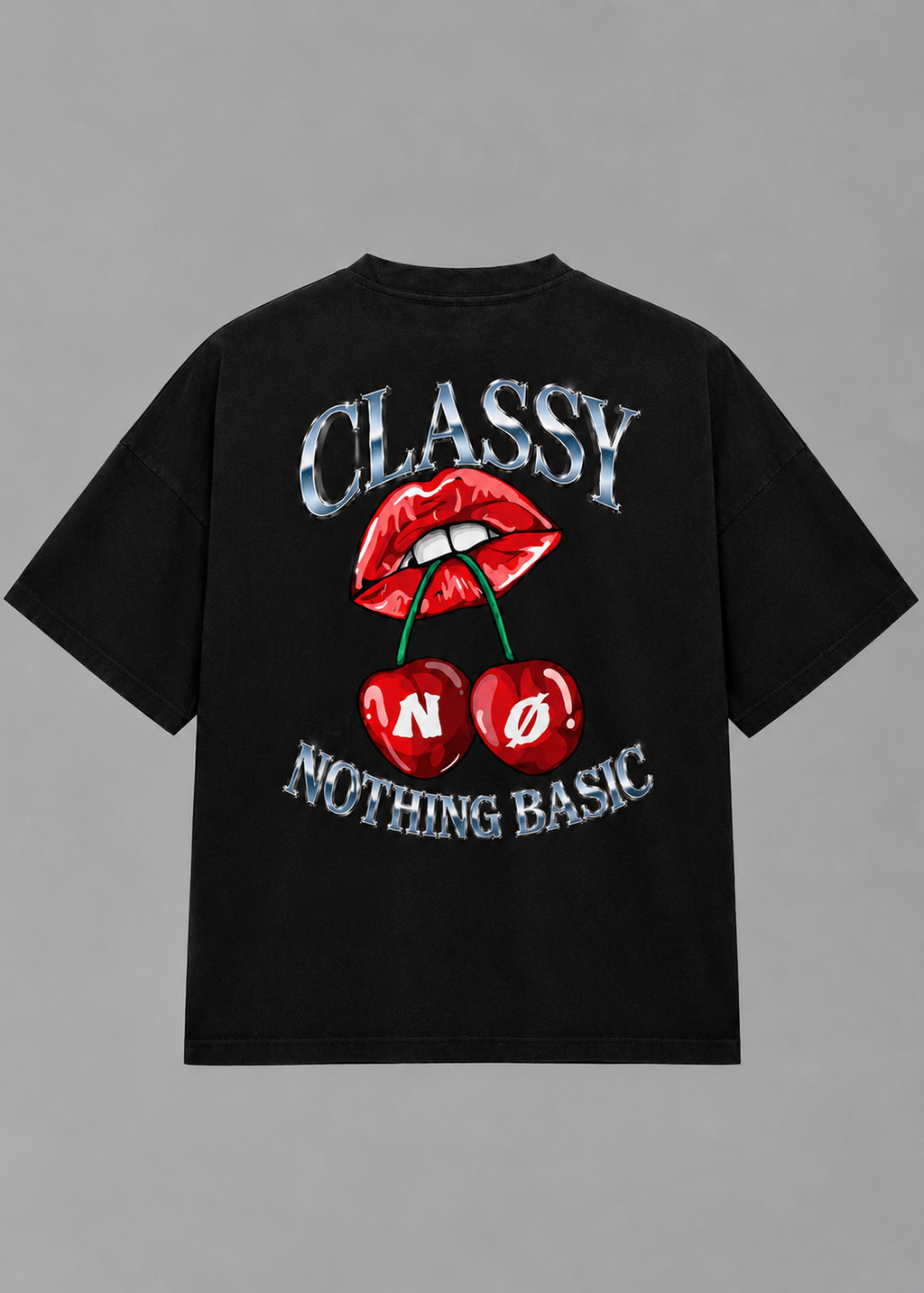 Remera Boxy Classy black