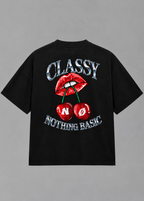 Remera Boxy Classy black