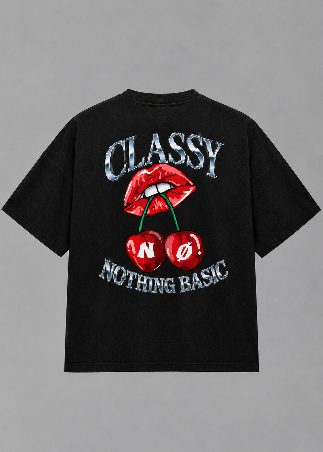 Remera Boxy Classy black