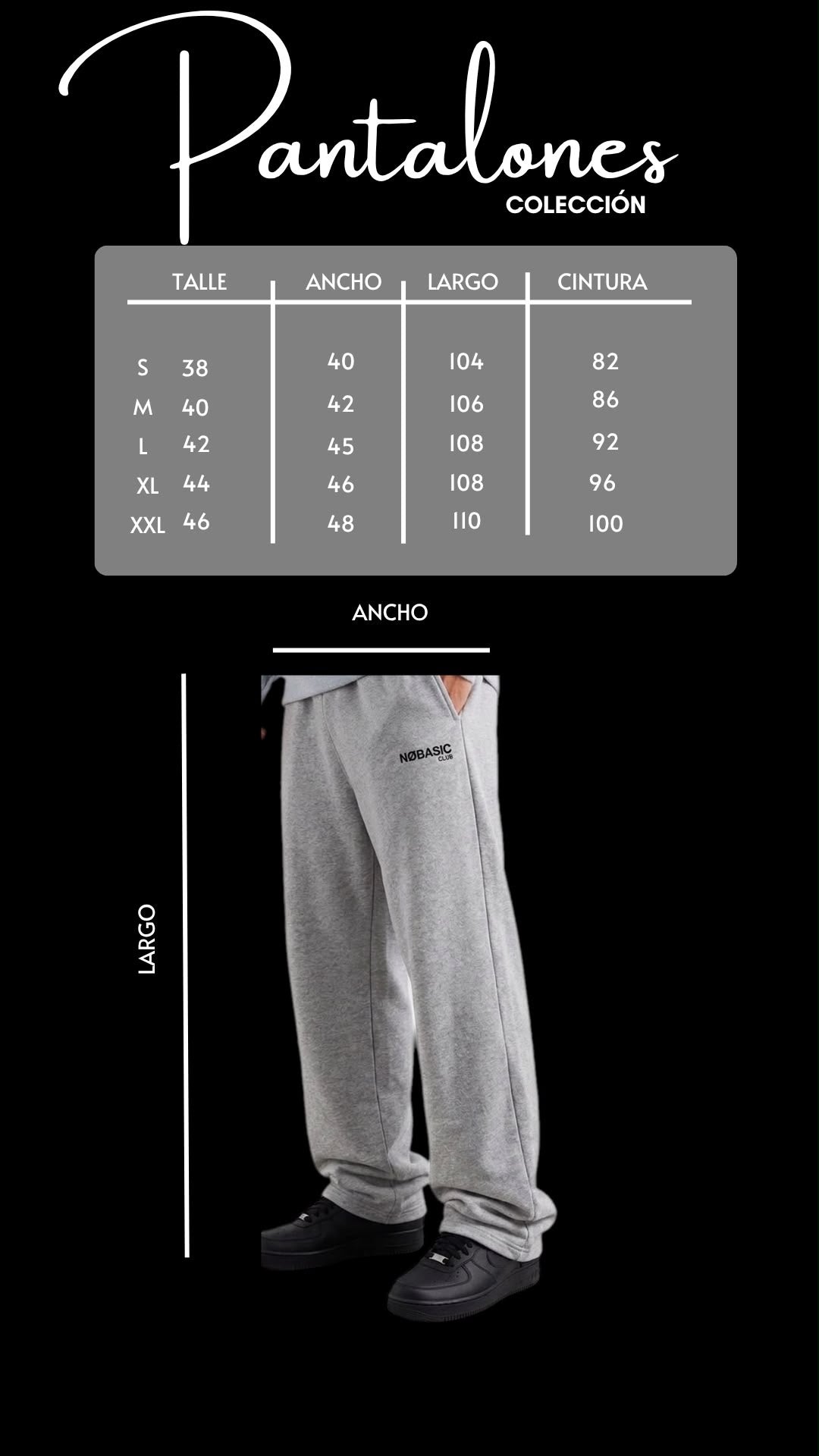 Jogging baggy gris