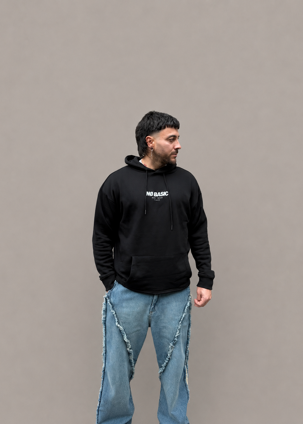 Hoodie boxy Be Like Us
