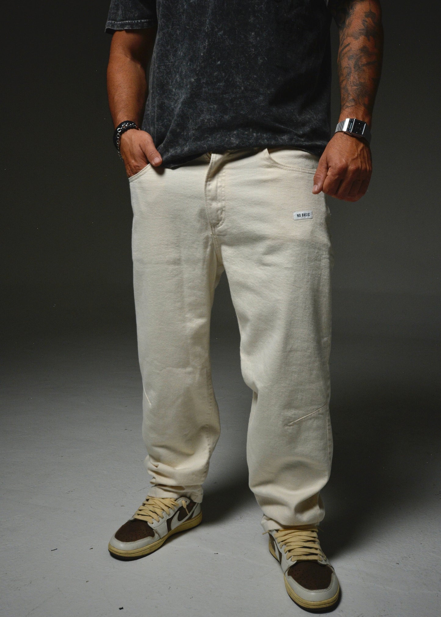 Pantalon White Denim