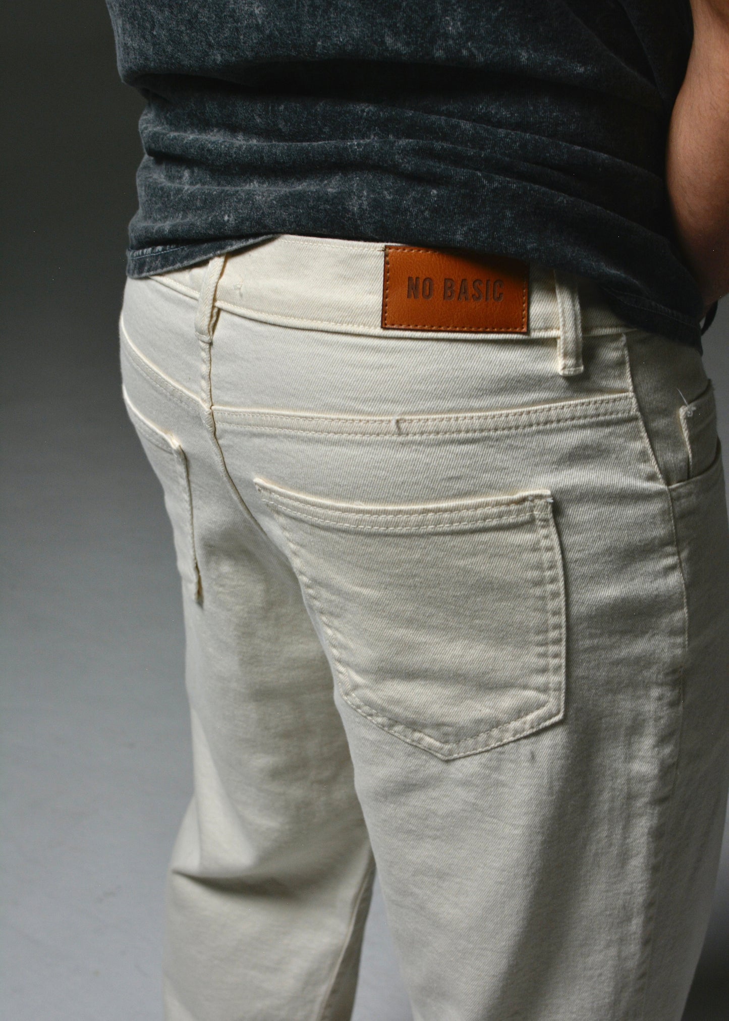 Pantalon White Denim