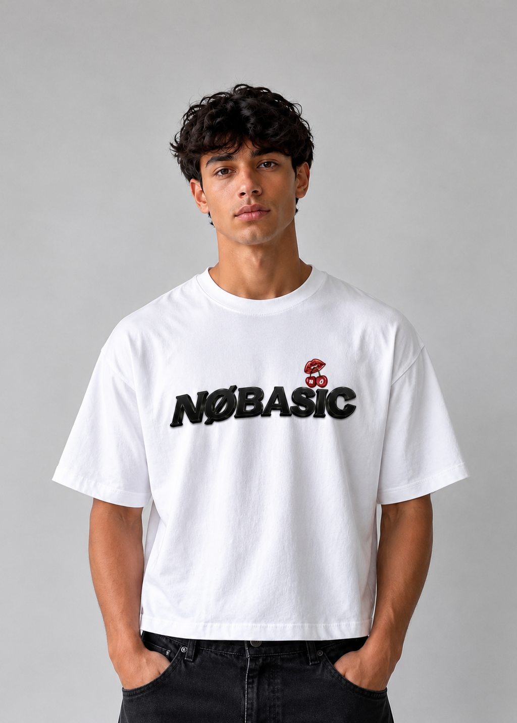 Remera Boxy Classy white