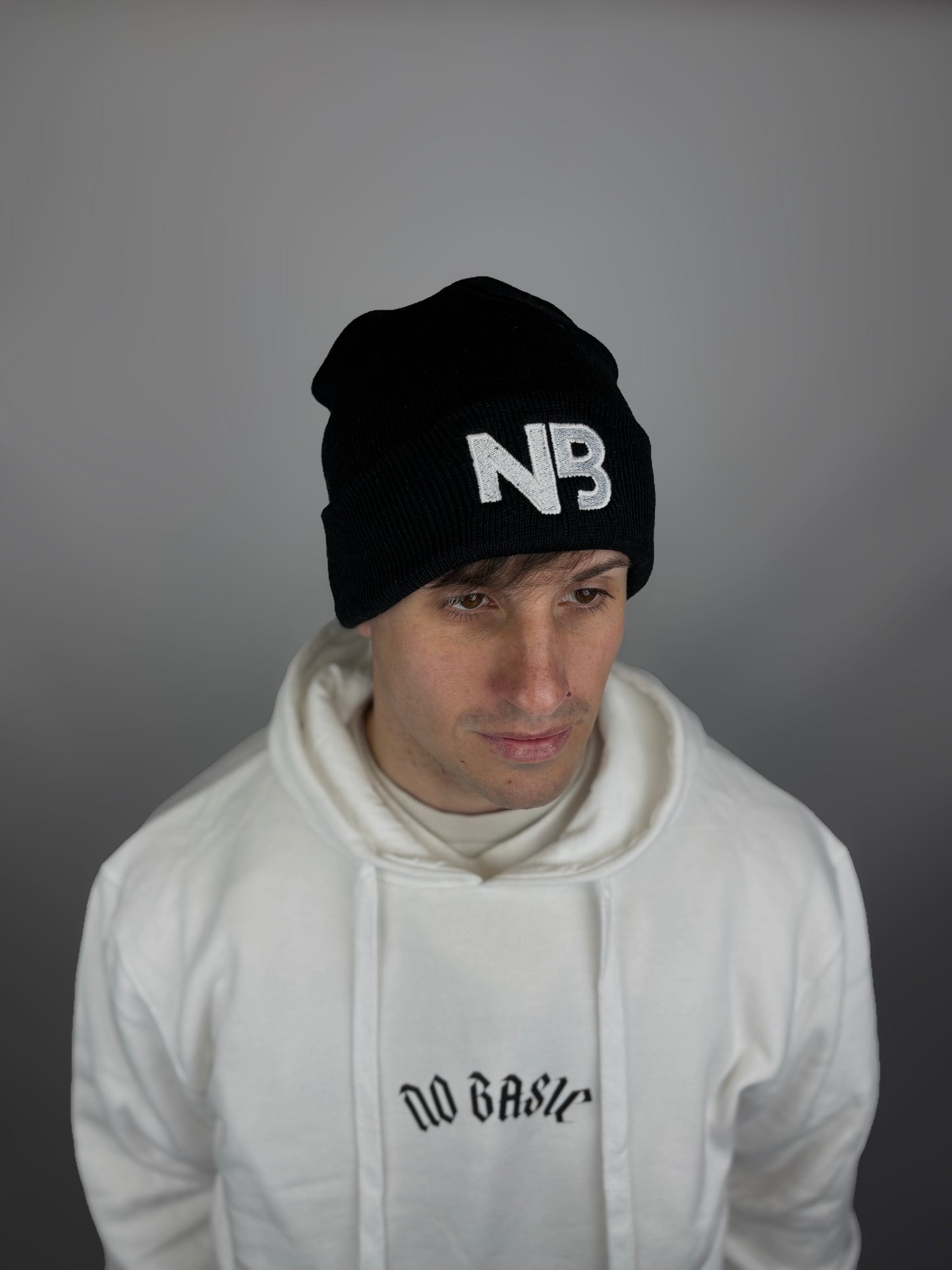 Gorro de lana negro