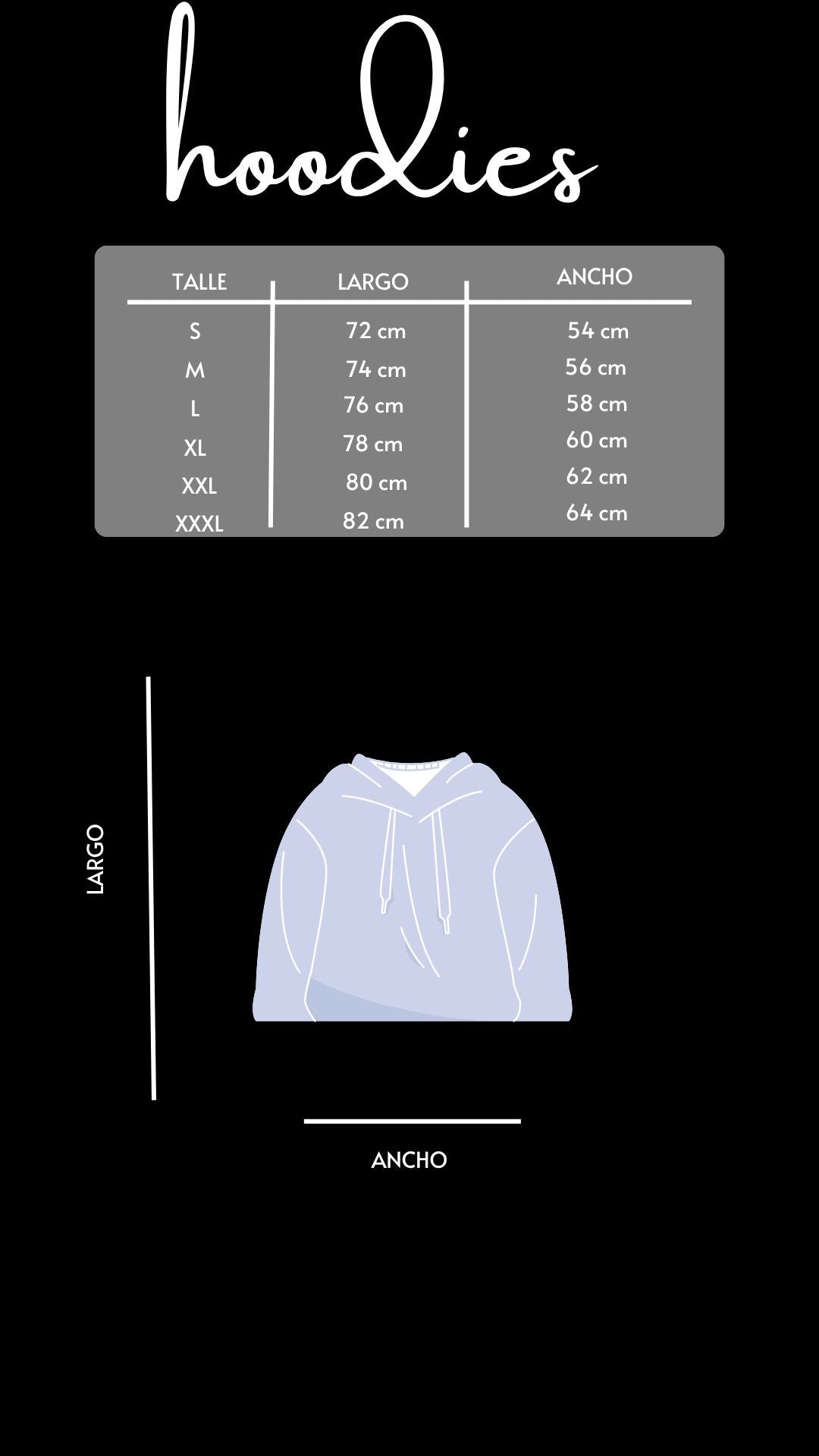 Hoodie black clasic